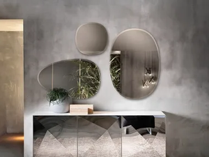 SELFIE - Framed wall-mounted metal mirror - Accessories by RIFLESSI