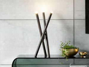 SHANGAI T - LED painted metal table lamp - Table lamp by RIFLESSI