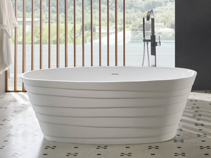 CHIC - Oval Solid Surface bathtub - Bathtub by RILUXA