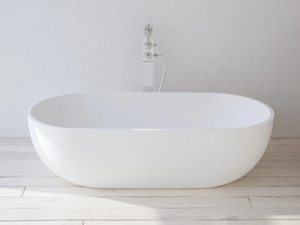 NANTES - Oval Solid Surface bathtub - Bathtub by RILUXA