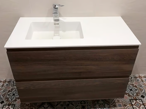 SQUARE - Vanity unit with drawers - Washbasin cabinet by RILUXA