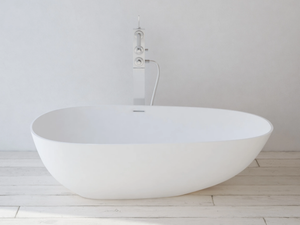 TOULOUSE - Oval Solid Surface bathtub - Bathtub by RILUXA