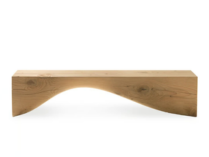 CURVE BENCH - Cedarwood bench - Bench by Riva 1920