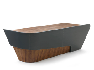KLIP - Wooden office desk with drawers - Desk by Riva 1920