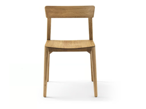 MIA WOOD - Solid wood chair open back - Chair by Riva 1920