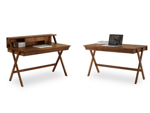 NAVARRA - Solid wood secretary desk with drawers - Desk by Riva 1920