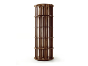 PILLAR - Open freestanding solid wood bookcase - Cabinet by Riva 1920