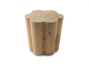 ROCCO - Low solid cedar wood stool - Stool by Riva 1920