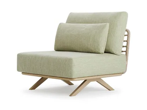 ARMÀN - Armchair woven with polyester rope - Armchair by Roberti