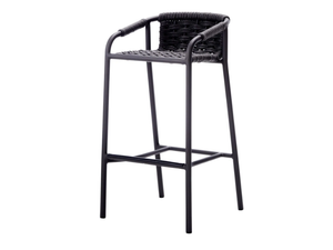 CAPRI - High garden stool with footrest - Stool by Roberti
