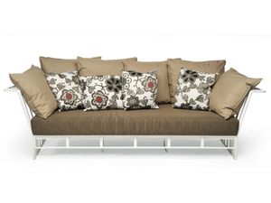 HAMPTONS GRAPHICS - Aluminium garden sofa - Sofa by Roberti