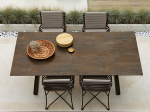 HAMPTONS GRAPHICS - Rectangular HPL garden table - Table by Roberti