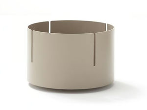 KEY WEST - Low aluminium garden vase - Styling by Roberti