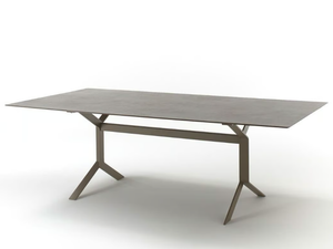 KEY WEST - Rectangular steel garden table - Table by Roberti