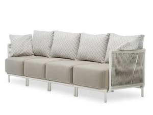 QUEEN - 4-Seater woven with polyester rope - Sofa by Roberti