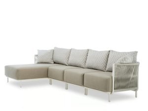 QUEEN - Sofa woven with polyester rope - Sofa by Roberti
