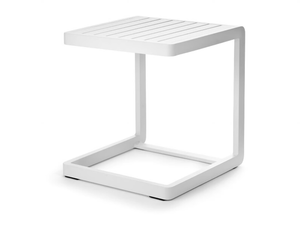 SAMBA RIO - Square aluminium garden side table - Side table by Roberti