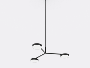 RAFAELA TRIO - Dimmable metal pendant lamp - Ceiling lamp by Robin