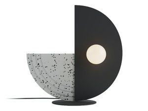 REGINA SIDE - Iron and recycled plastic table lamp - Table lamp by Robin