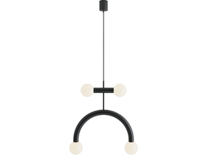 RIGOBERTA DUO CURVED - Iron pendant lamp - Ceiling lamp by Robin