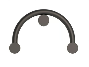 RIGOBERTA INDIRECT-CURVED - Iron wall light - Wall lamp by Robin