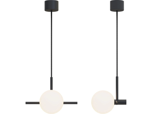 ROXANNE DUO - Opal glass pendant lamp - Ceiling lamp by Robin