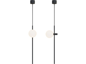 ROXANNE MONO - Opal glass pendant lamp - Ceiling lamp by Robin