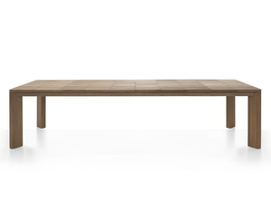 BRICK - Extending teak garden table - Table by RODA