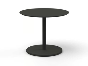 BUTTON - Round powder coated aluminium garden side table - Side table by RODA