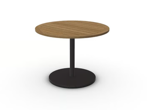 BUTTON - Round teak garden side table - Side table by RODA