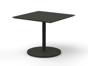 BUTTON - Square powder coated aluminium garden side table - Side table by RODA