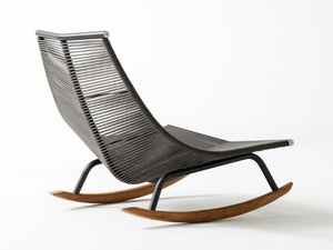 LAZE 003 - Rocking polyester garden armchair - Armchair by RODA