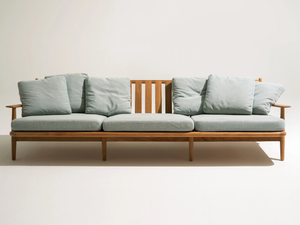LEVANTE 103 - 3 seater teak garden sofa - Sofa by RODA