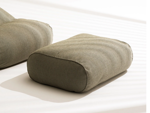 ONDA - Rectangular fabric garden pouf - Pouf by RODA
