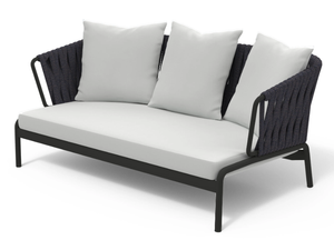 SPOOL 202 - 2 seater powder coated steel garden sofa - Sofa by RODA