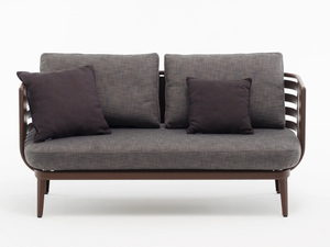 THEA 002 - 2 seater fabric and alluminium garden sofa - Sofa by RODA