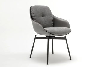 ROLF BENZ 600 - Chair with armrests - Chair by Rolf Benz