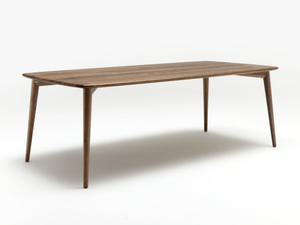 ROLF BENZ 900 - Rectangular solid wood table - Table by Rolf Benz