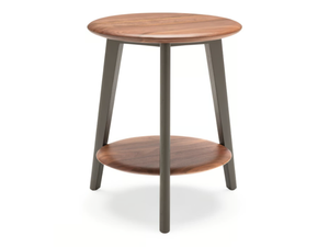 ROLF BENZ 910 - Round solid wood high side table - Coffee table by Rolf Benz
