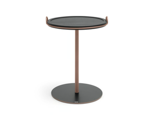 ROLF BENZ 922 - Round solid wood high side table - Coffee table by Rolf Benz