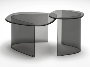 ROLF BENZ ONNO - Glass coffee table - Coffee table by Rolf Benz
