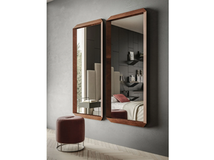 ACE - Rectangular framed wall-mounted painted metal mirror - Accessories by Ronda Design