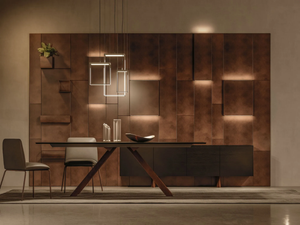 CADDY LIGHT - Metal boiserie with integrated lighting - Paneling by Ronda Design