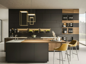 CADDY POST - Metal boiserie with integrated lighting - Paneling by Ronda Design
