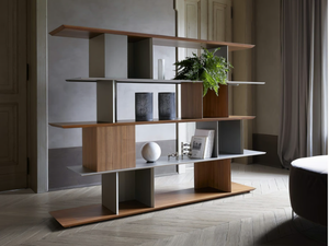 LIBERA 45 - Open freestanding sectional bookcase - Cabinet by Ronda Design