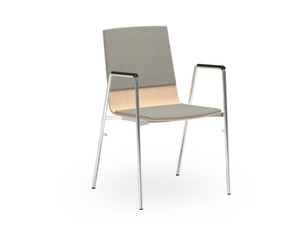 ARKETTO 155 - Stackable wooden training chair with armrests - Chair by Rosconi