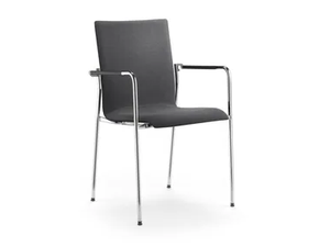 ARKETTO - Upholstered fabric chair with armrests - Chair by Rosconi