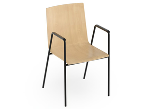 ATLANTA 452 - Wooden chair with armrests - Chair by Rosconi