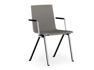 BLAQ WOOD - Upholstered chair with armrests - Chair by Rosconi