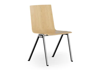 BLAQ WOOD - Wooden chair - Chair by Rosconi
